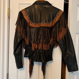 Vintage Leather gallery coat